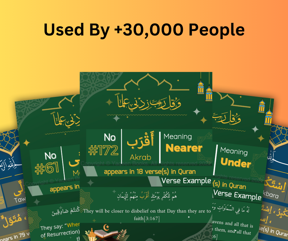 Top 500 Repeated Words in Quran Book